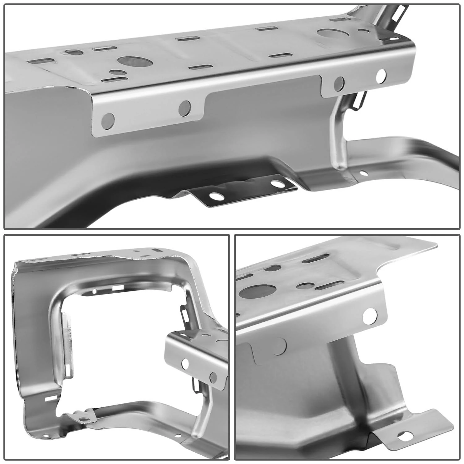 2023-2025 Ford F-250/F-350/F-450 Super Duty Chrome Rear Bumper Cover - Image 3