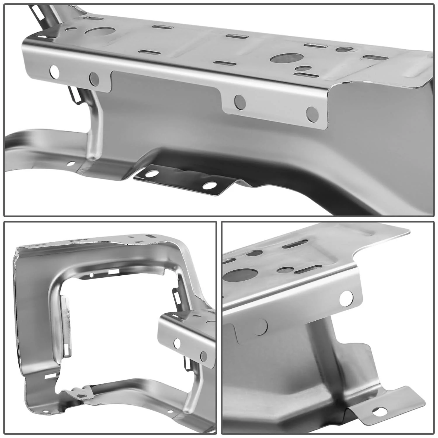 2023-2025 Ford F-250/F-350/F-450 Super Duty Rear Bumper Cover Chrome - Image 3