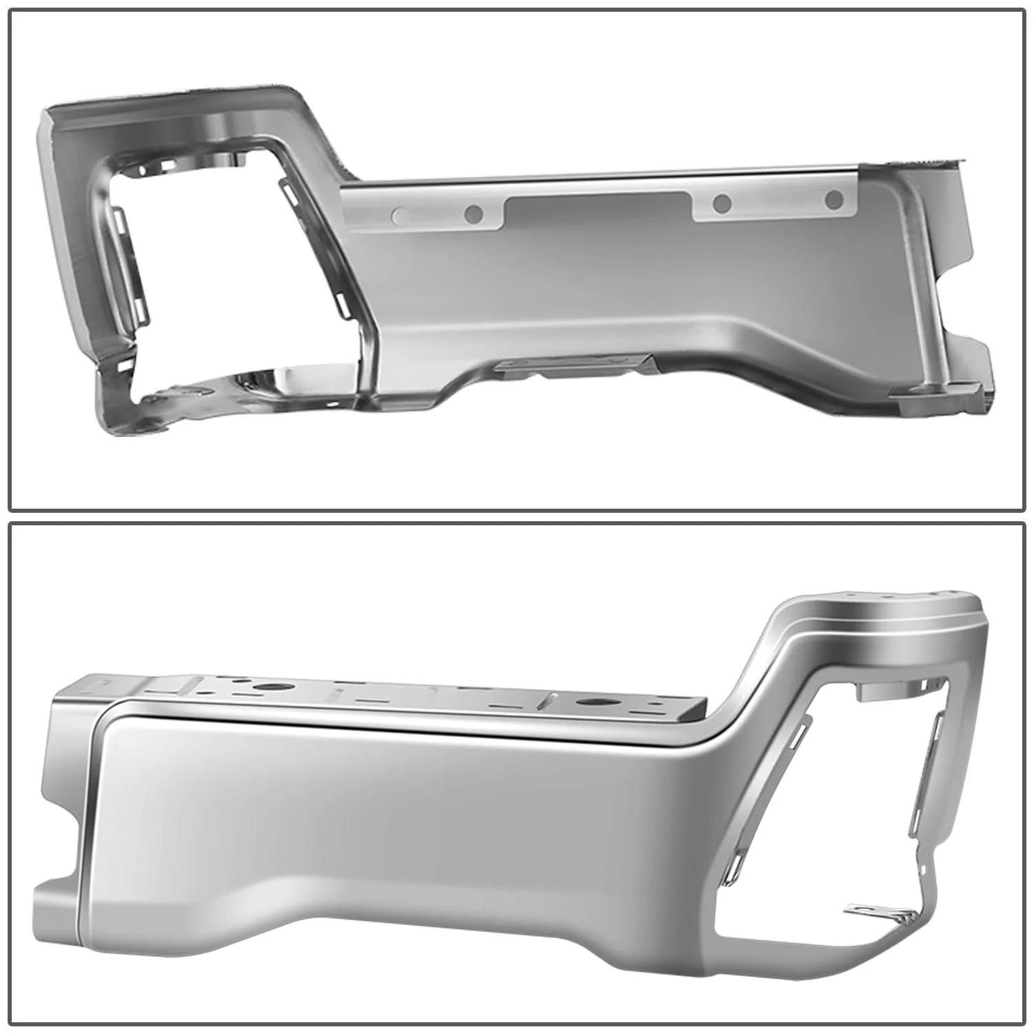 2023-2025 Ford F-250/F-350/F-450 Super Duty Rear Bumper Cover Chrome - Image 4