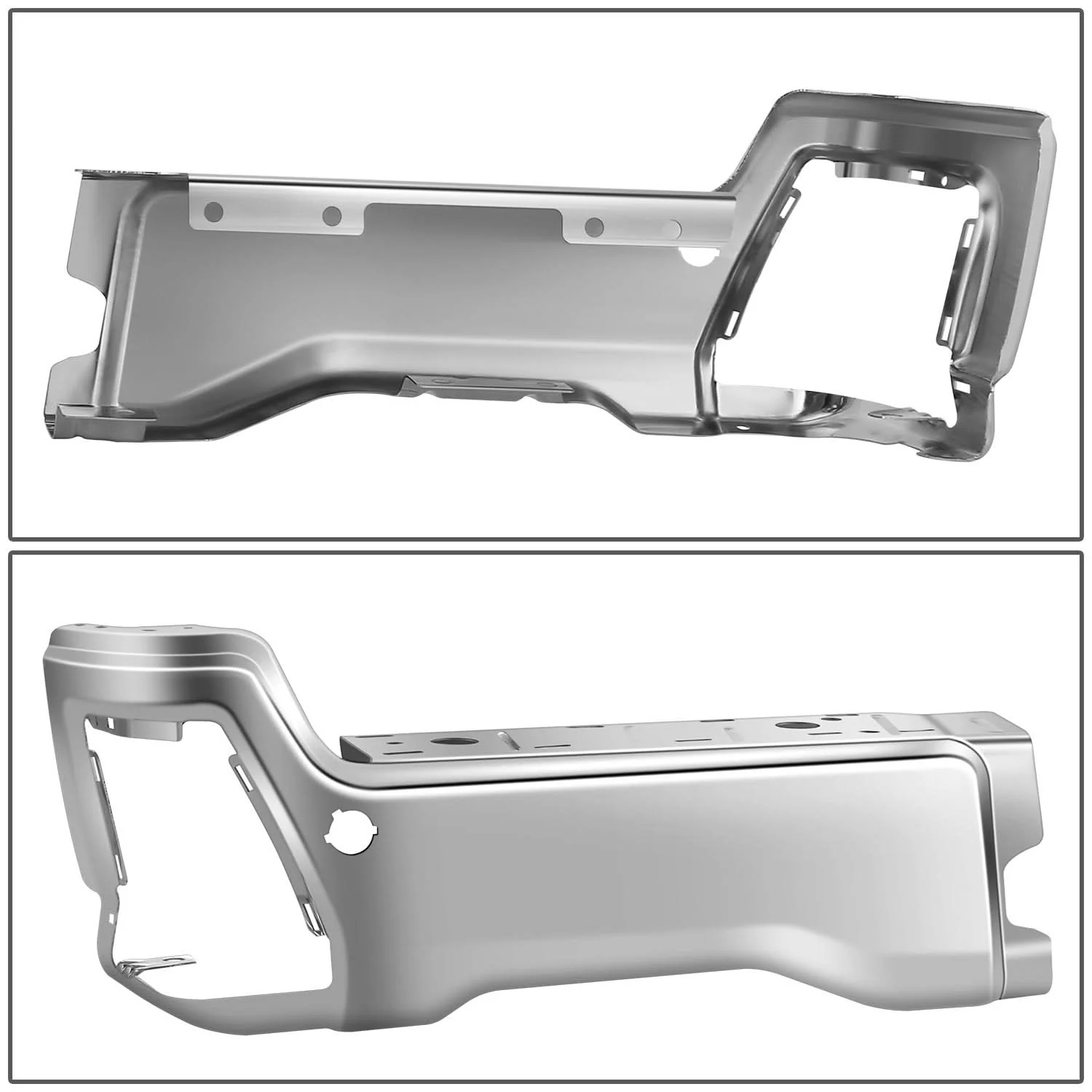 2023-2025 Ford F-250/F-350/F-450 Super Duty Rear Bumper Cover Chrome - Image 4