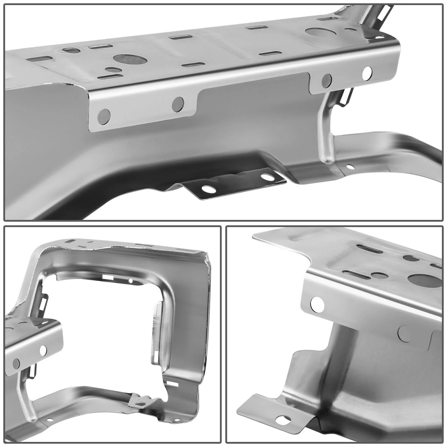 2023-2025 Ford F-250/F-350/F-450 Super Duty Rear Bumper Cover Chrome - Image 3