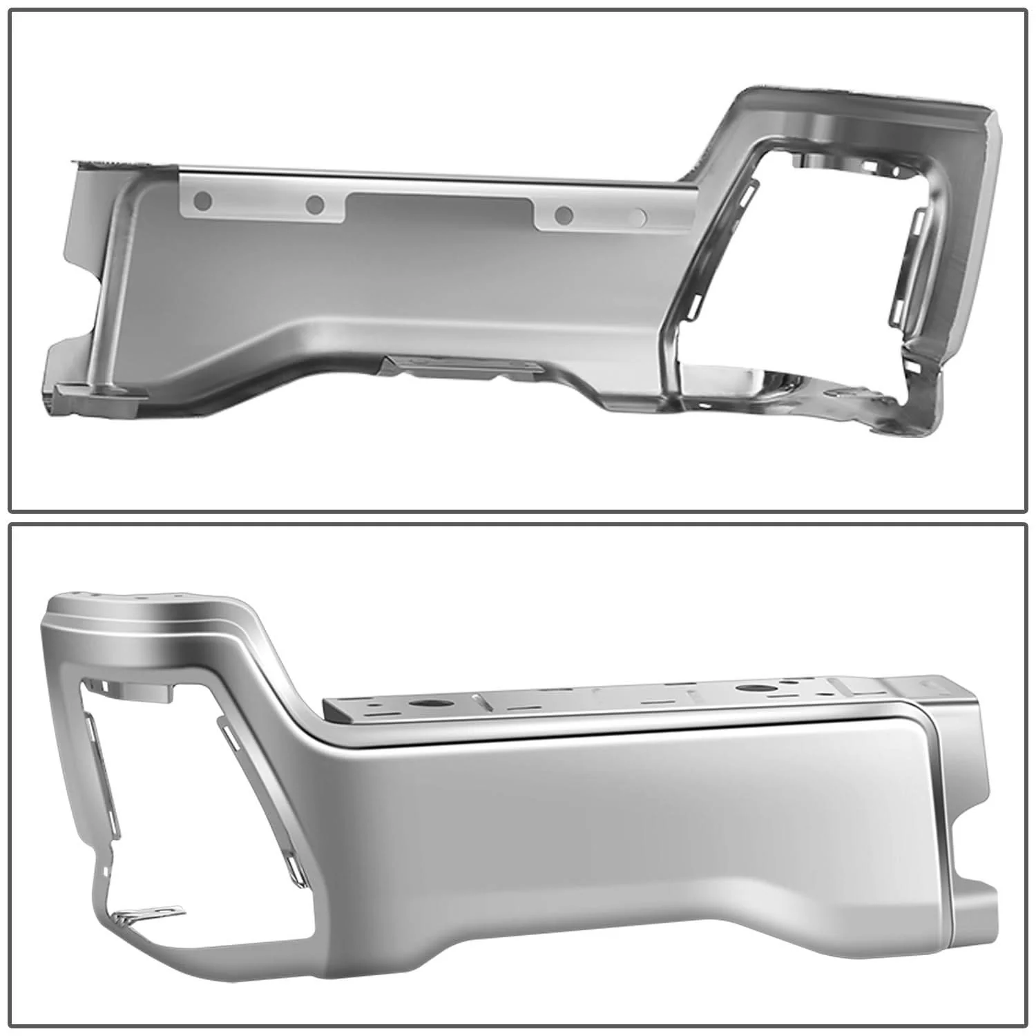 2023-2025 Ford F-250/F-350/F-450 Super Duty Rear Bumper Cover Chrome - Image 4