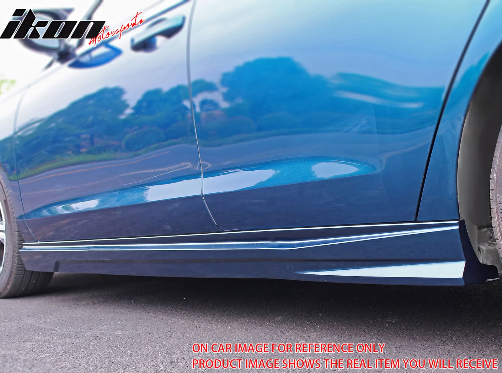 2023-2025 Honda Accord 11th Gen IKON Style Unpainted 2PC Side Skirt PP - Image 2