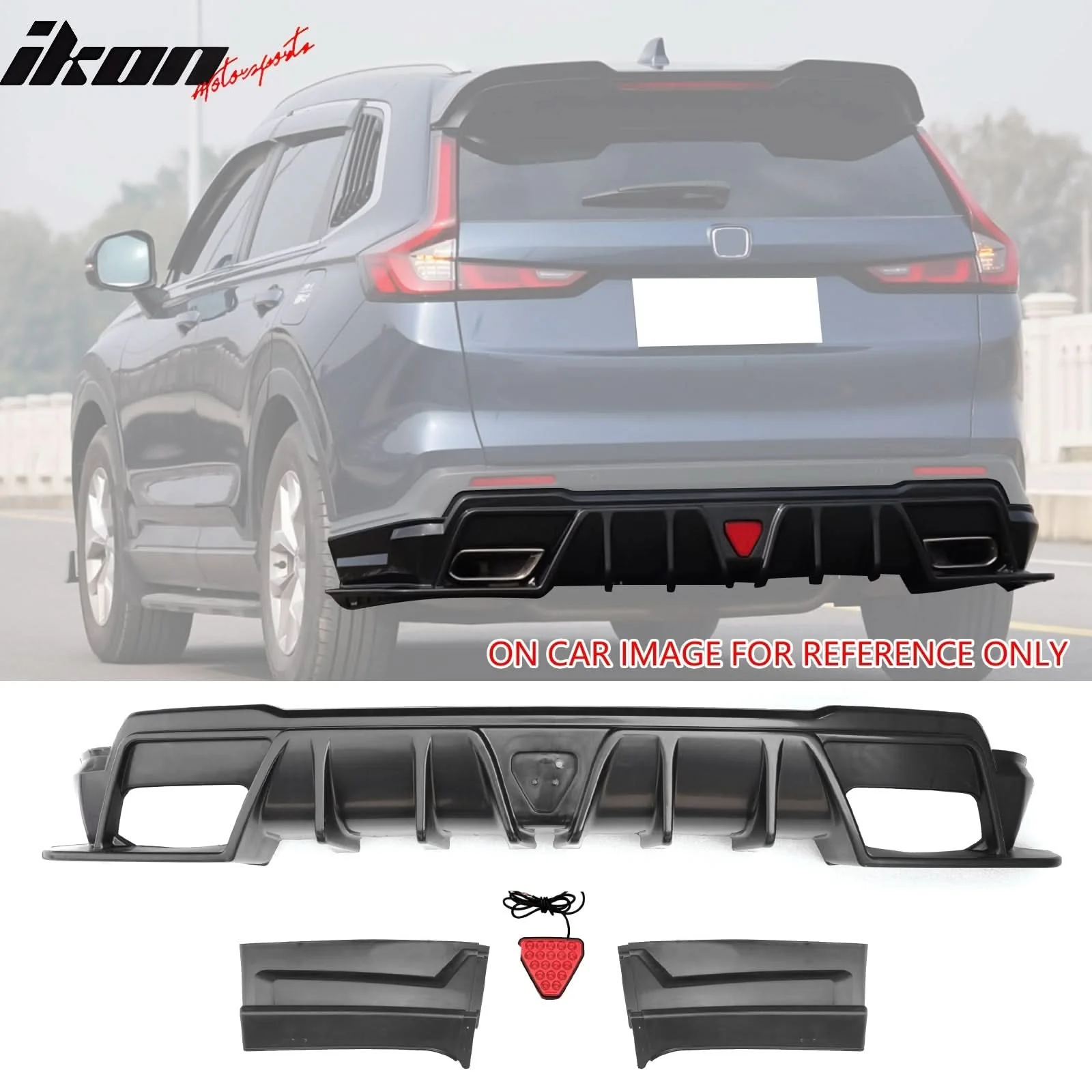 2023-2025 Honda CR-V Rear Diffuser Lip W/ LED PP - Image 9
