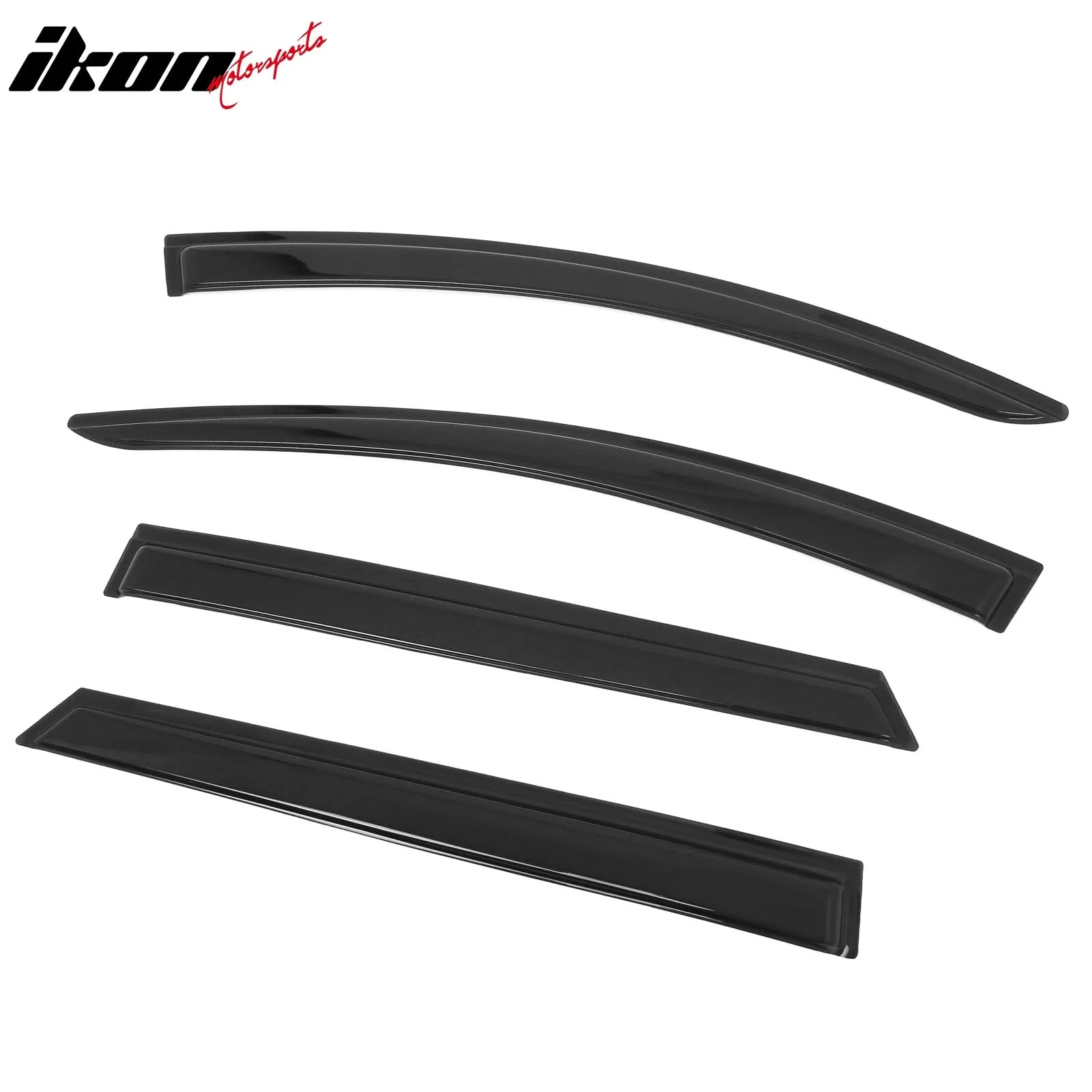 2023-2025 Kia Sportage 4PCS Tape on Window Visors Vent Rain Sun Guards - Image 3