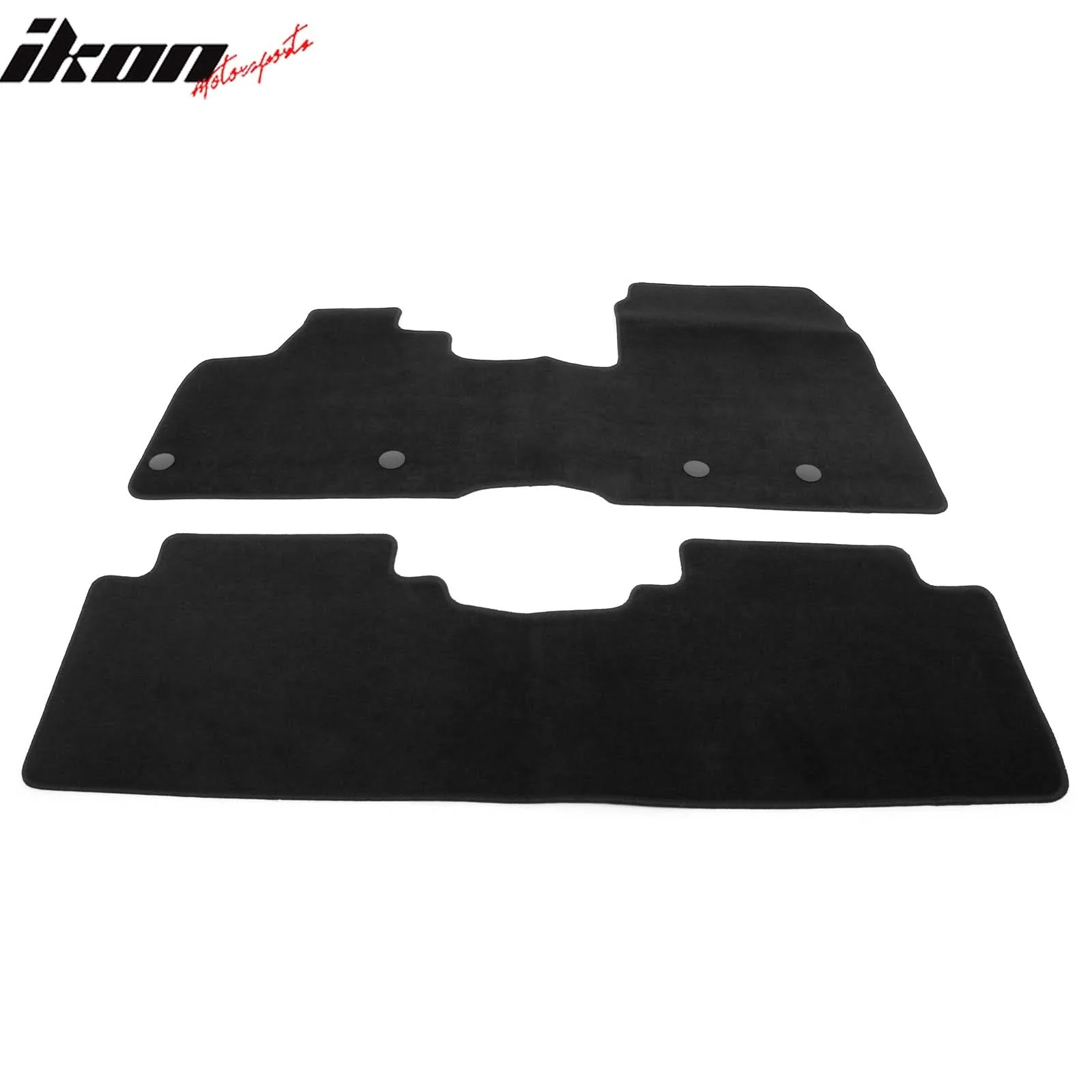 2023-2025 Nissan ARIYA OE Black Front Rear Floor Mats Carpets Nylon - Image 2