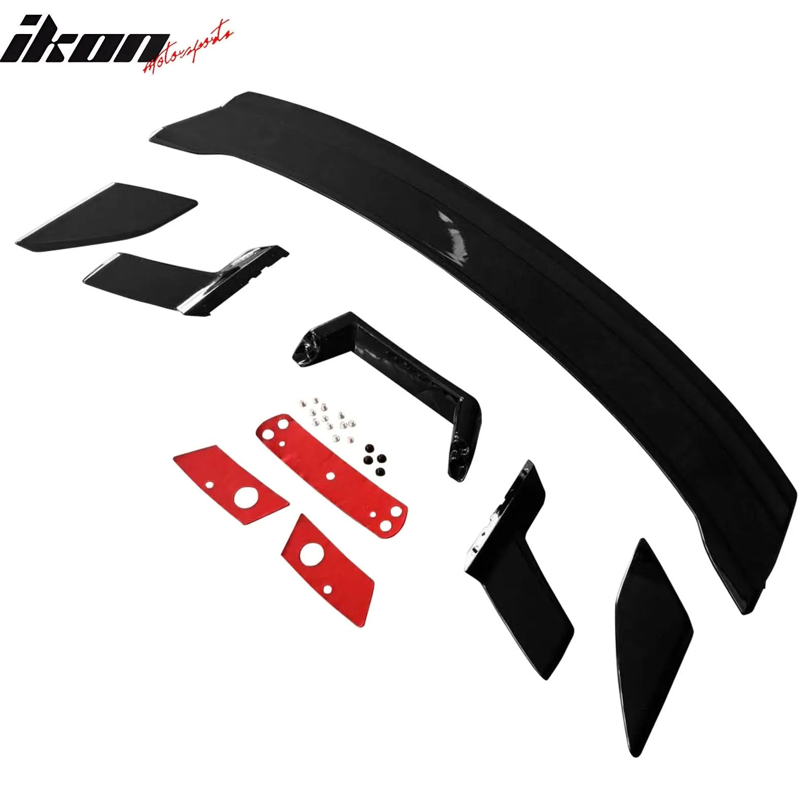 2024-2025 Ford Mustang Coupe Dark Horse Gloss Black Trunk Spoiler ABS - Image 7