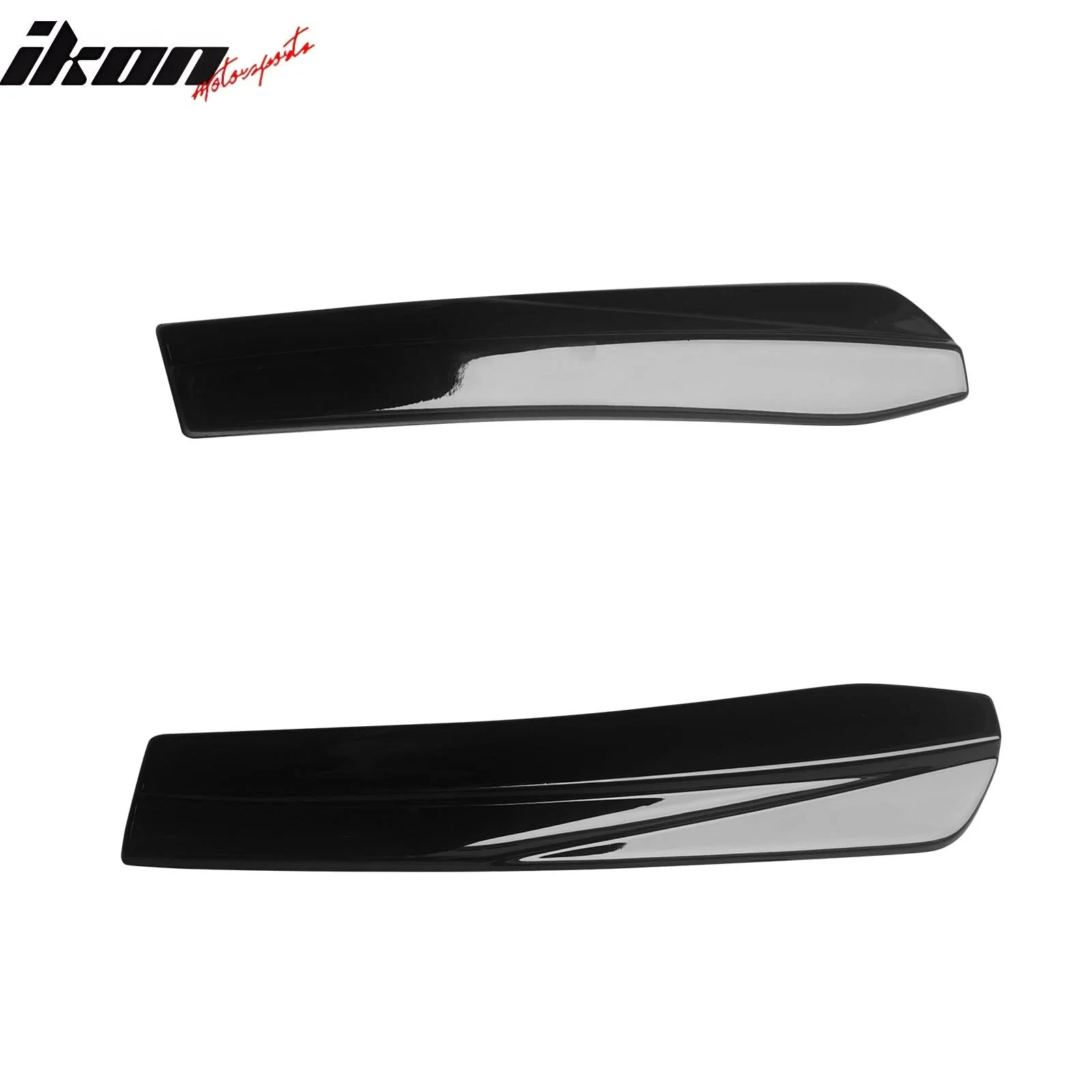 2024-2025 Ford Mustang Dark Horse IKON Gloss Black Rear Bumper Aprons - Image 3