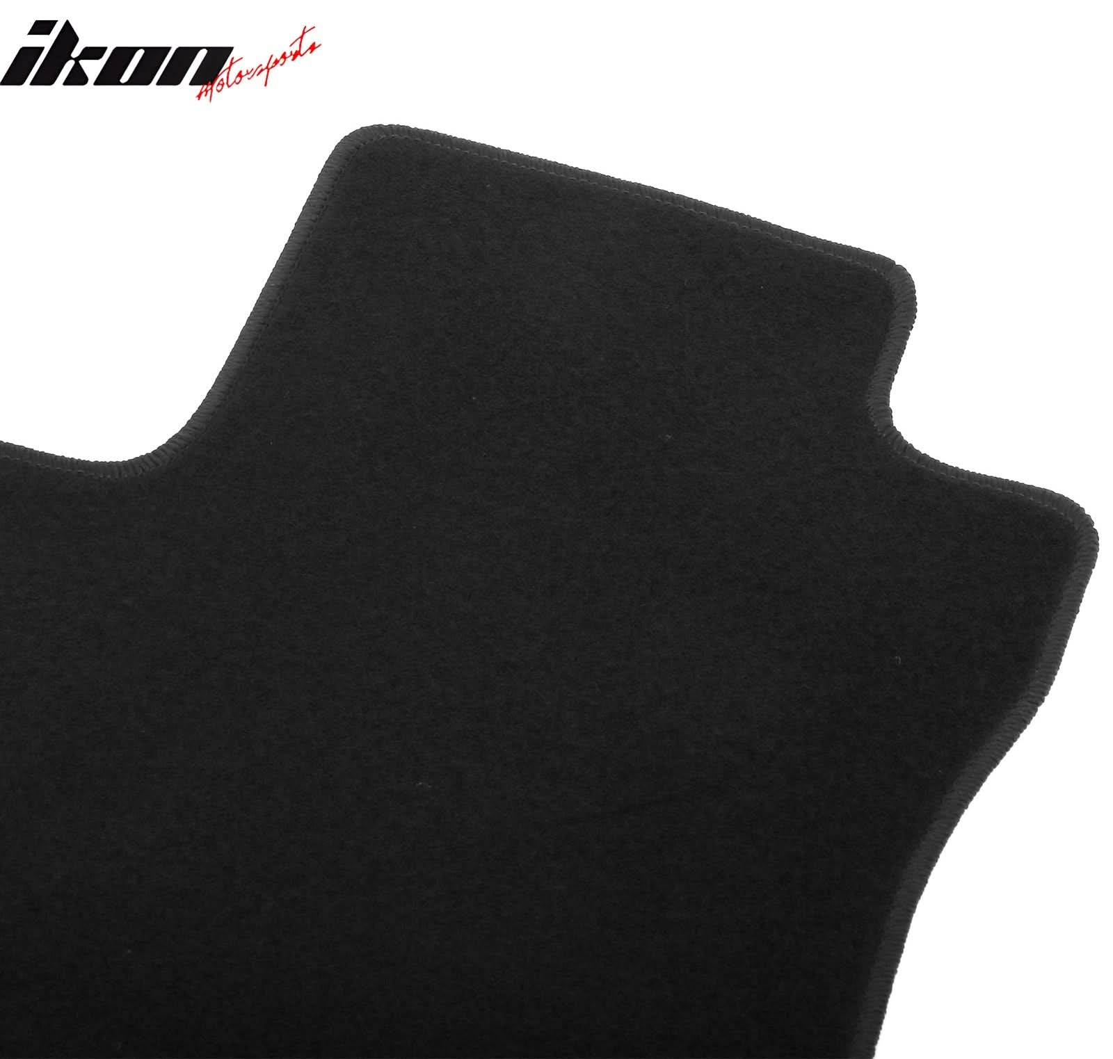 2024-2025 Hyundai Kona Gas Black Front Rear Floor Mats Nylon 4PCS - Image 6