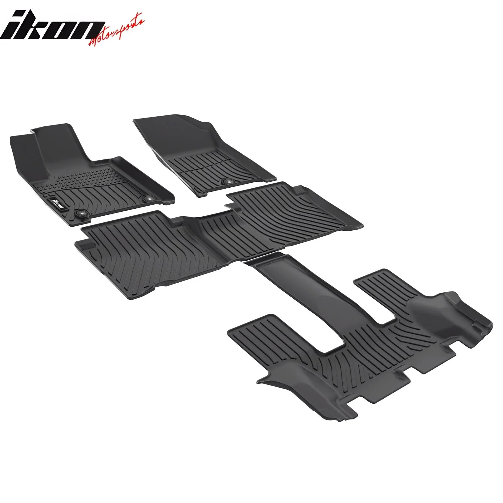 2024-2025 Hyundai Santa Fe Hybrid 3D Floor Mats All Weather Carpet TPE - Image 2