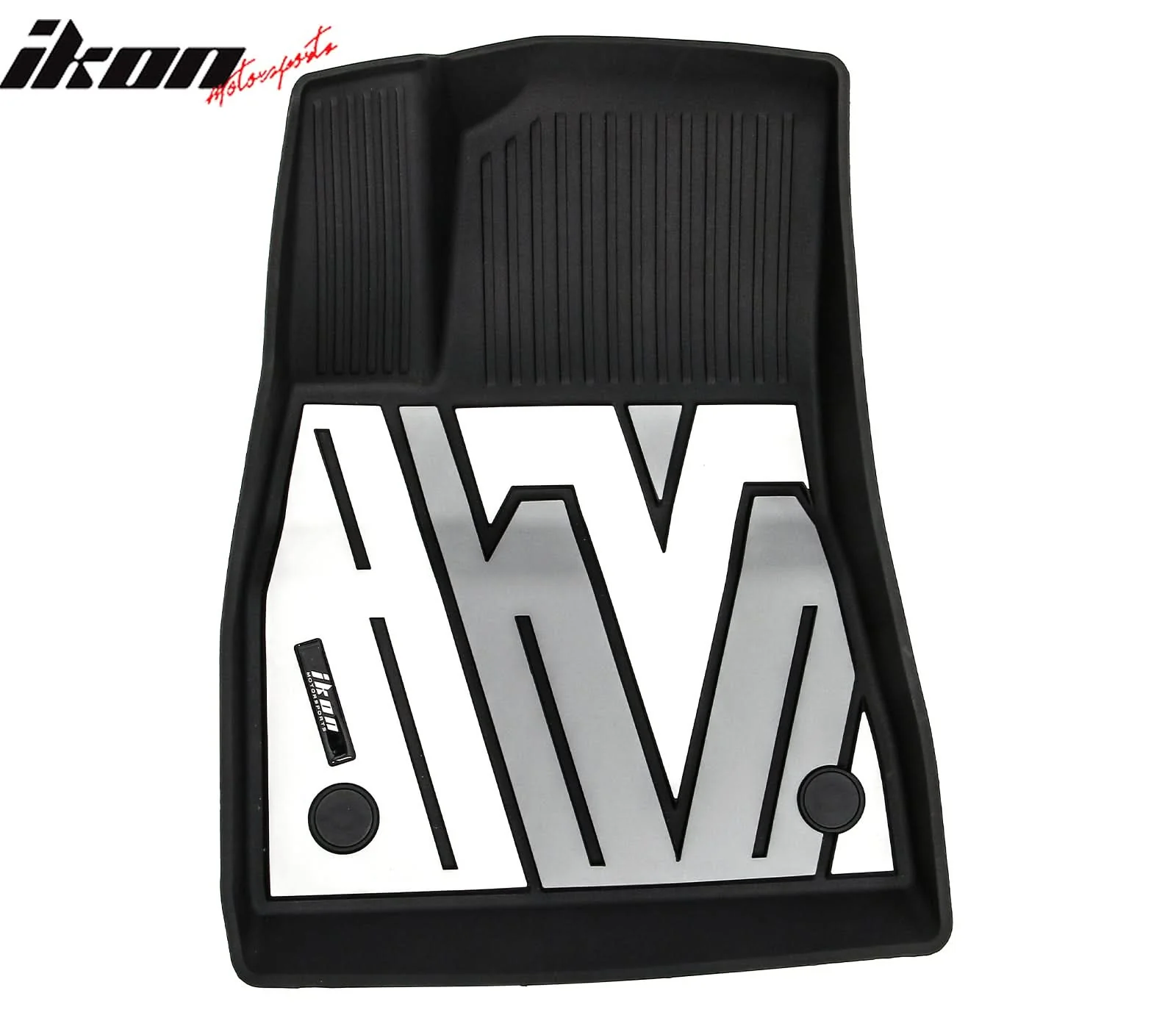 2024-2025 Tesla Model 3 3D Floor Mats Black Gray White TPE Injection - Image 6