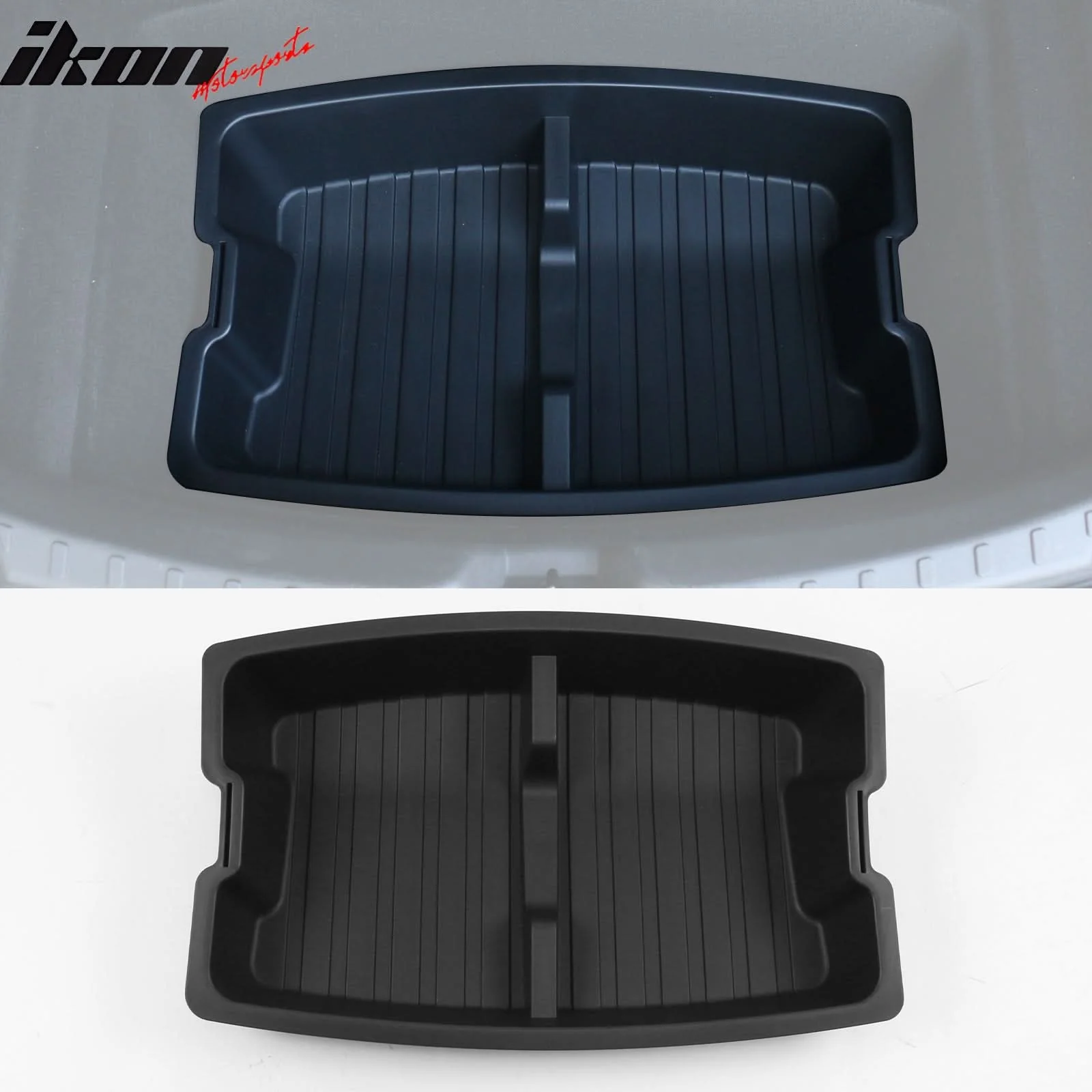 2024-2025 Tesla Model 3 Rear Trunk Lower + Upper Storage Organizer Box - Image 9