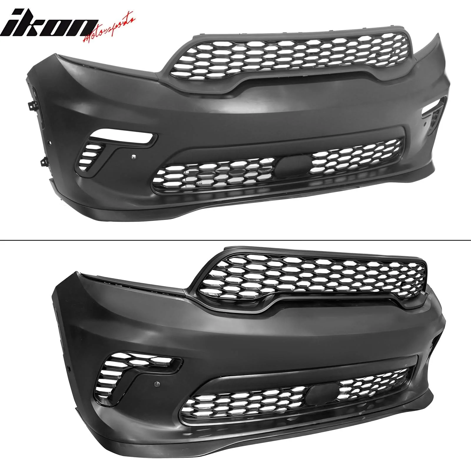 21-24 Dodge Durango Front Rear Bumper Cover Hellcat Style V2 Diffuser - Image 8