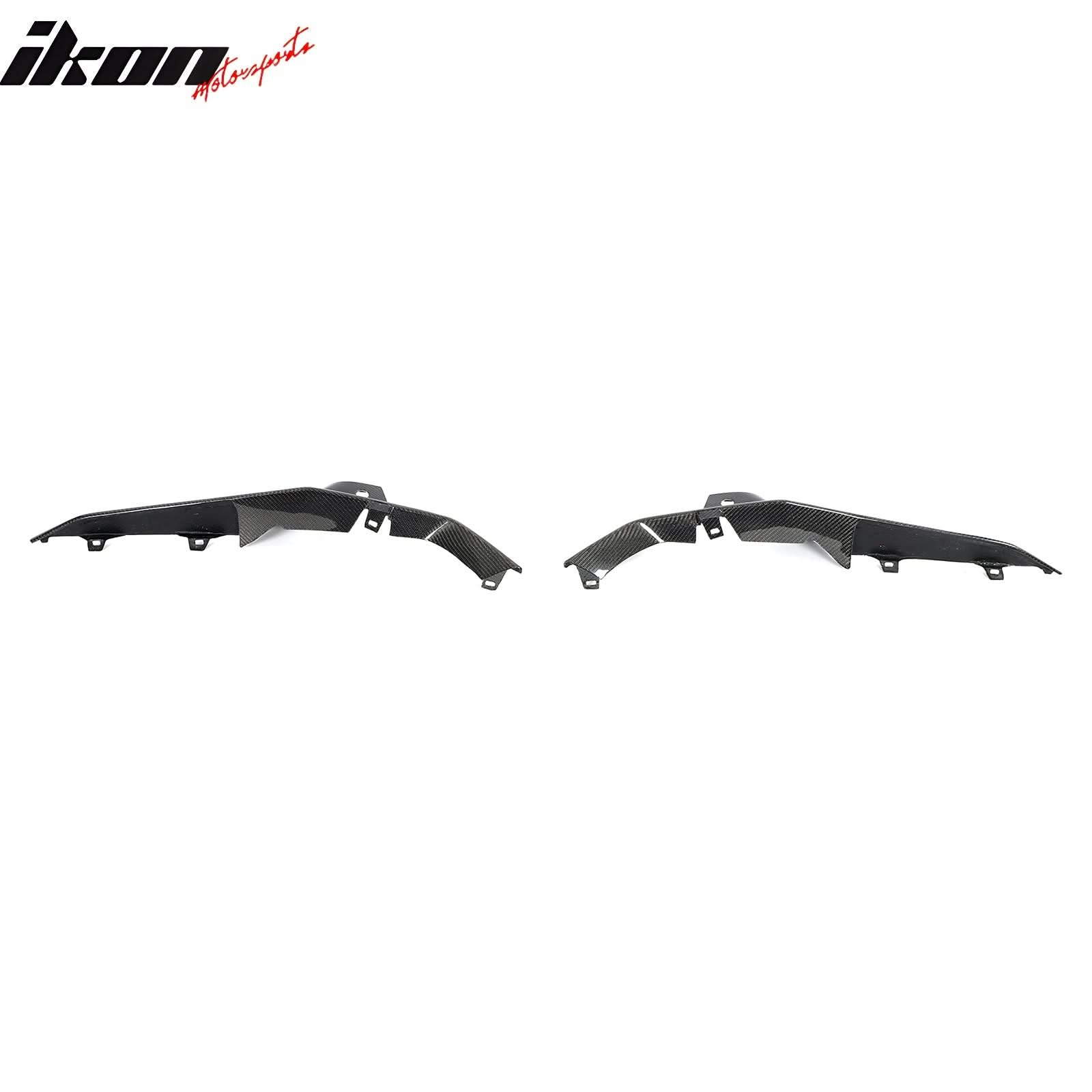 23-25 Corvette C8 Z06/E-Ray/ZR1 Grille Trim Carbon Fiber 2PC Overlay - Image 5