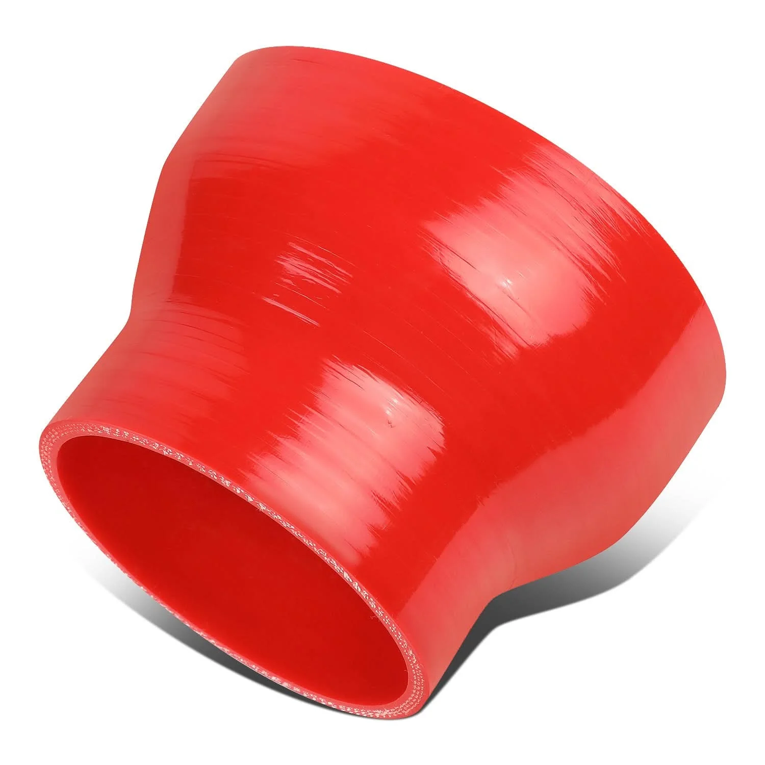 3.00" to 4.00" Silicone Reducer Hose 3-Ply Red