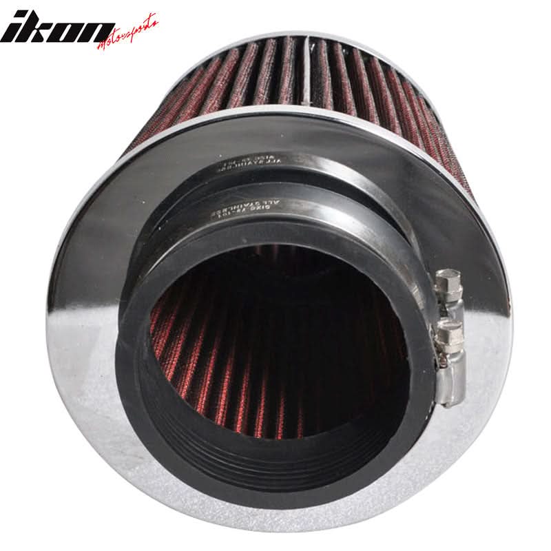 3.5in Race Cold Airintake Cone Filter Red Benz SL SLK Series - Image 3
