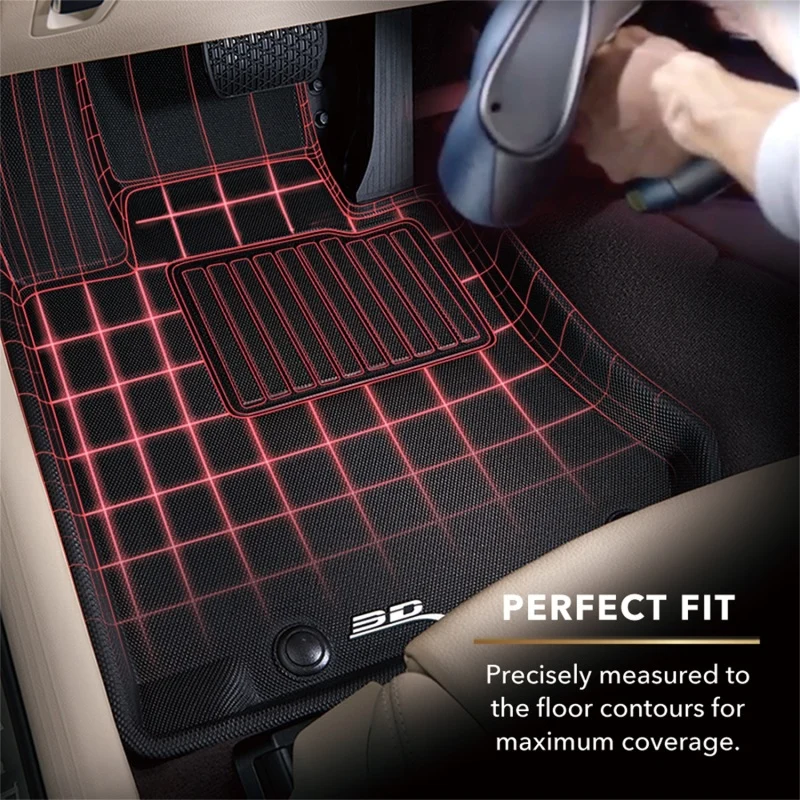 3D MAXpider 09-12 BMW 7 Series LI (F02) RWD Kagu Black Full Set - Image 5