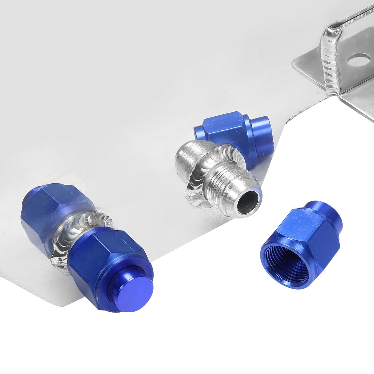 5 Gallon Aluminum Fuel Cell Gas Tank with Level Sender - Polished - Image 5