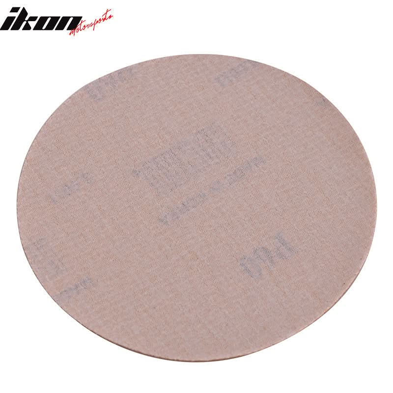 50PC 5" Wet Dry No Hole Sand Paper Disc 60 Grit Sanding Sandpaper - Image 2