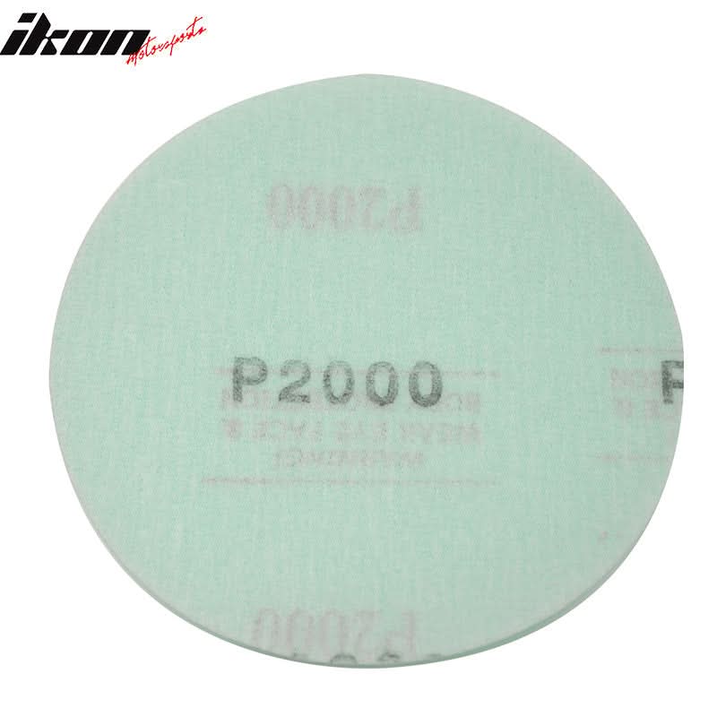 50PC Disc 2000 Grit PSA 5"Green Sanding Paper Sheets Repair Sandpaper - Image 2