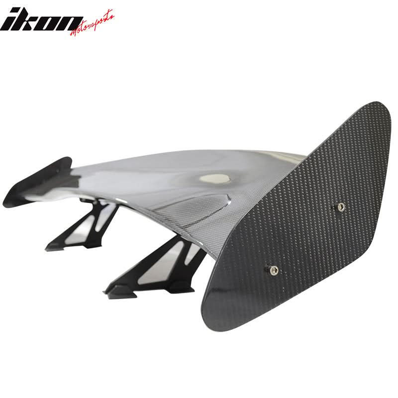 56"Inch GT Style 3D Carbon Fiber Racing Race Drag Trunk Spoiler Wing - Image 4