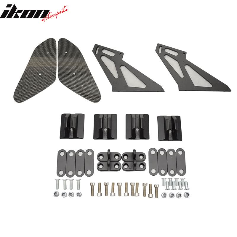 56"Inch GT Style 3D Carbon Fiber Racing Race Drag Trunk Spoiler Wing - Image 6