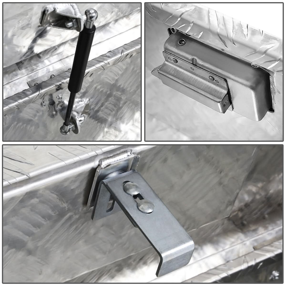 60" Aluminum Crossover Truck Tool Box with Lock & Key - Image 6