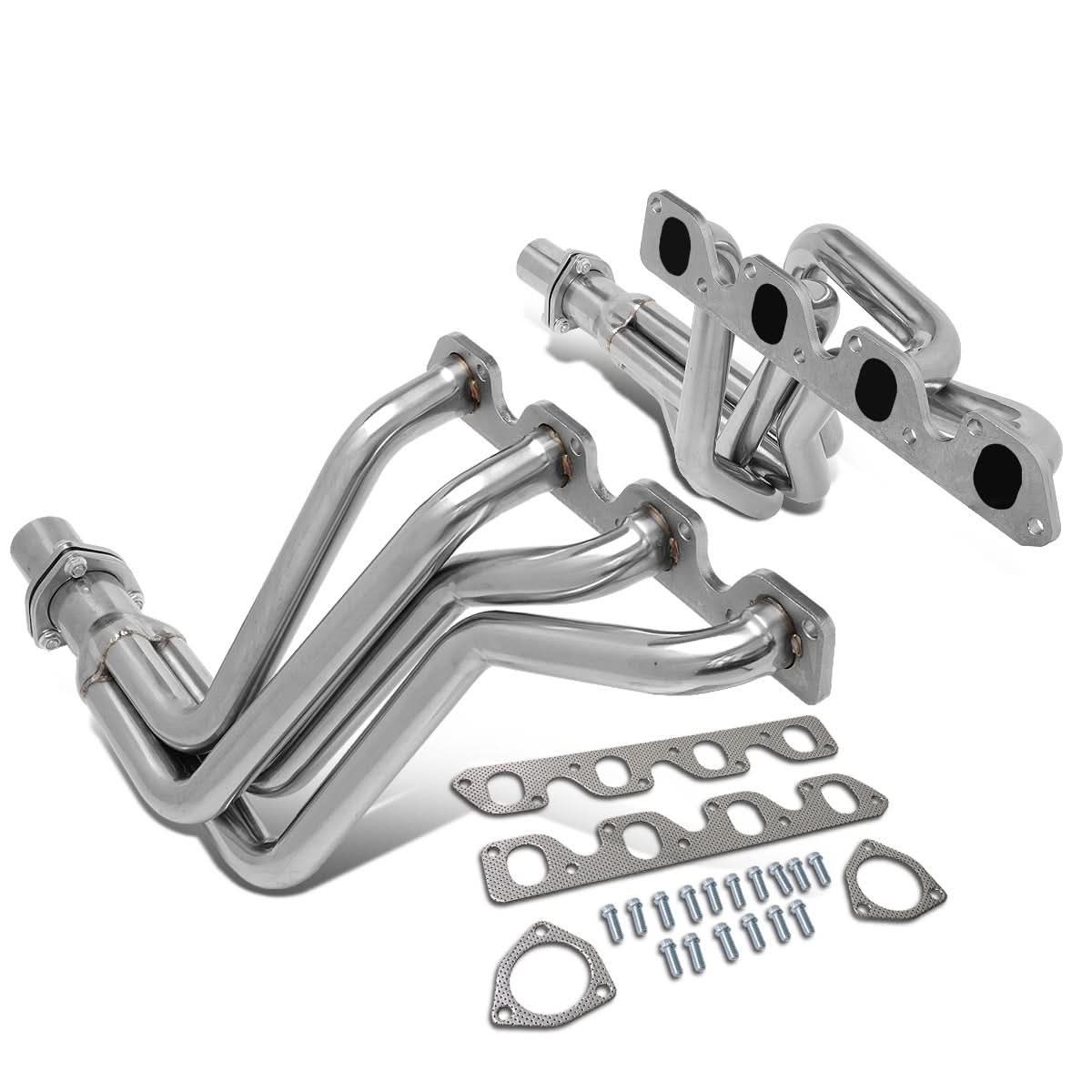 80-82 Ford F-150 F-250 F-350 5.8L 6.6L V8 Long Tube Header Stainless Steel - Image 3