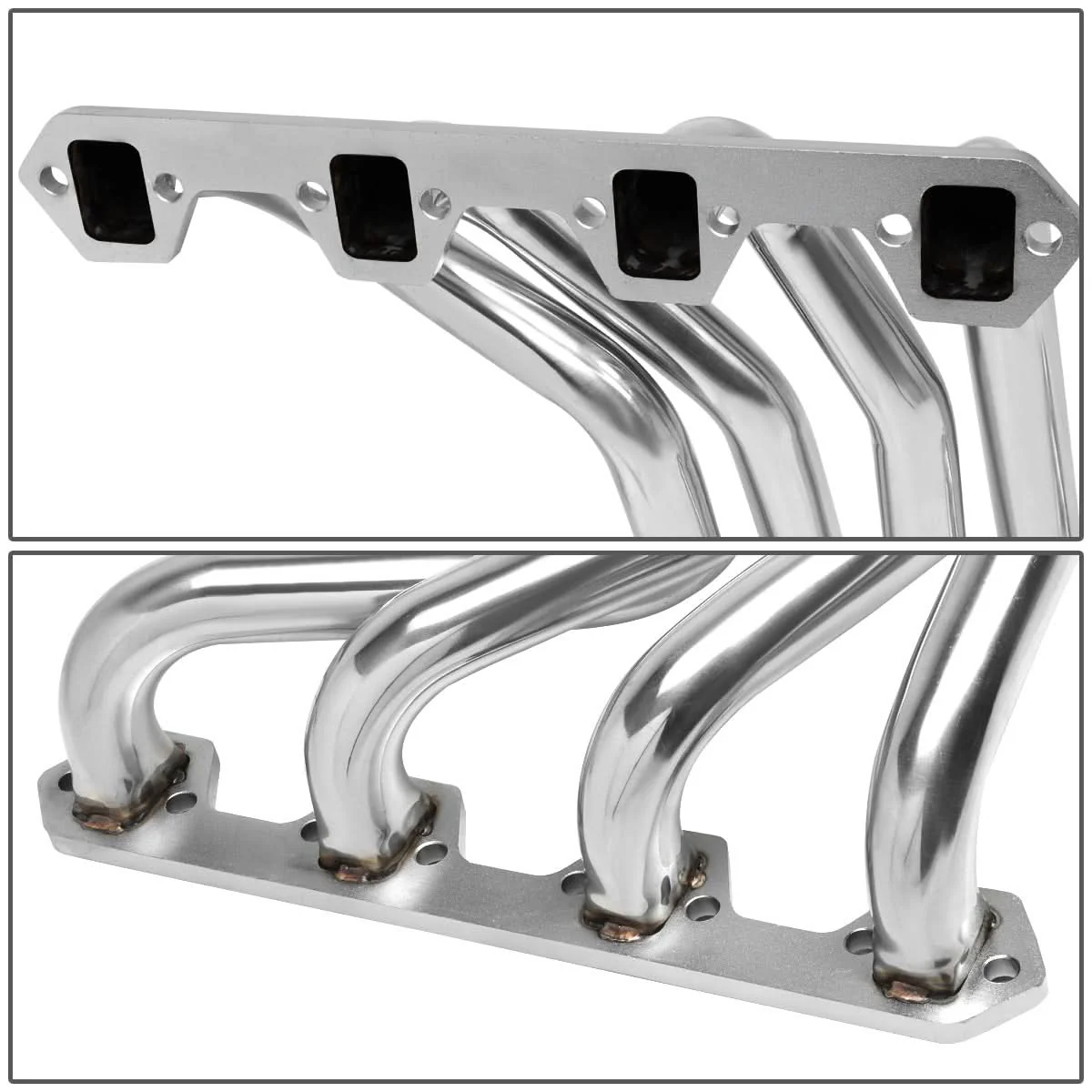 80-96 Ford F-150 F-250 F-350 Bronco Long Tube Header Stainless Steel - Image 4