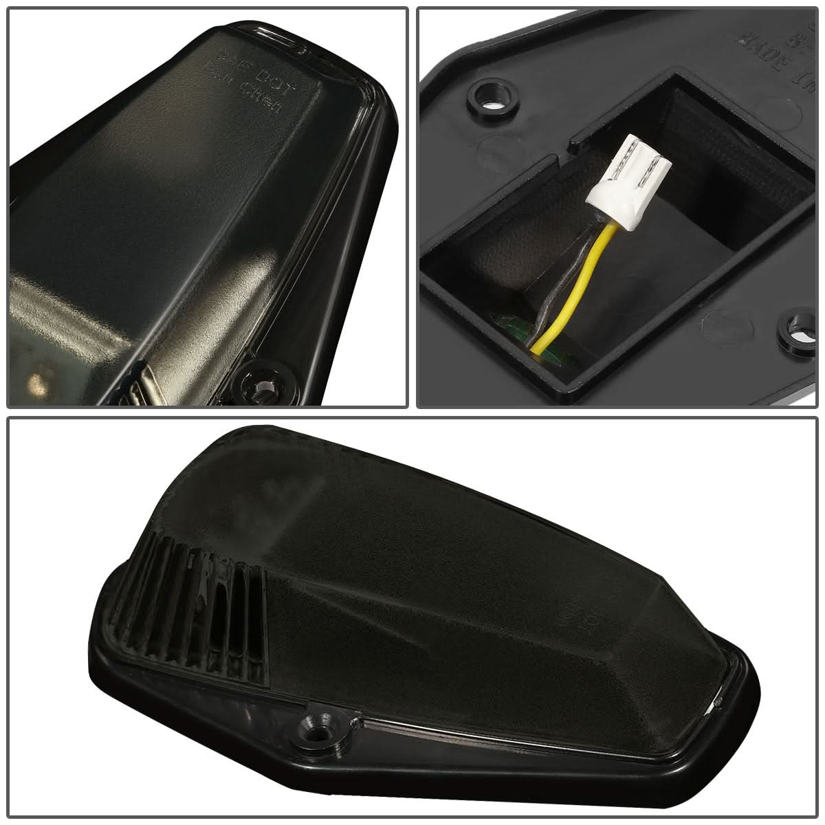 80-96 Ford Super Duty Smoke Housing Amber LED Cab Light - Image 4