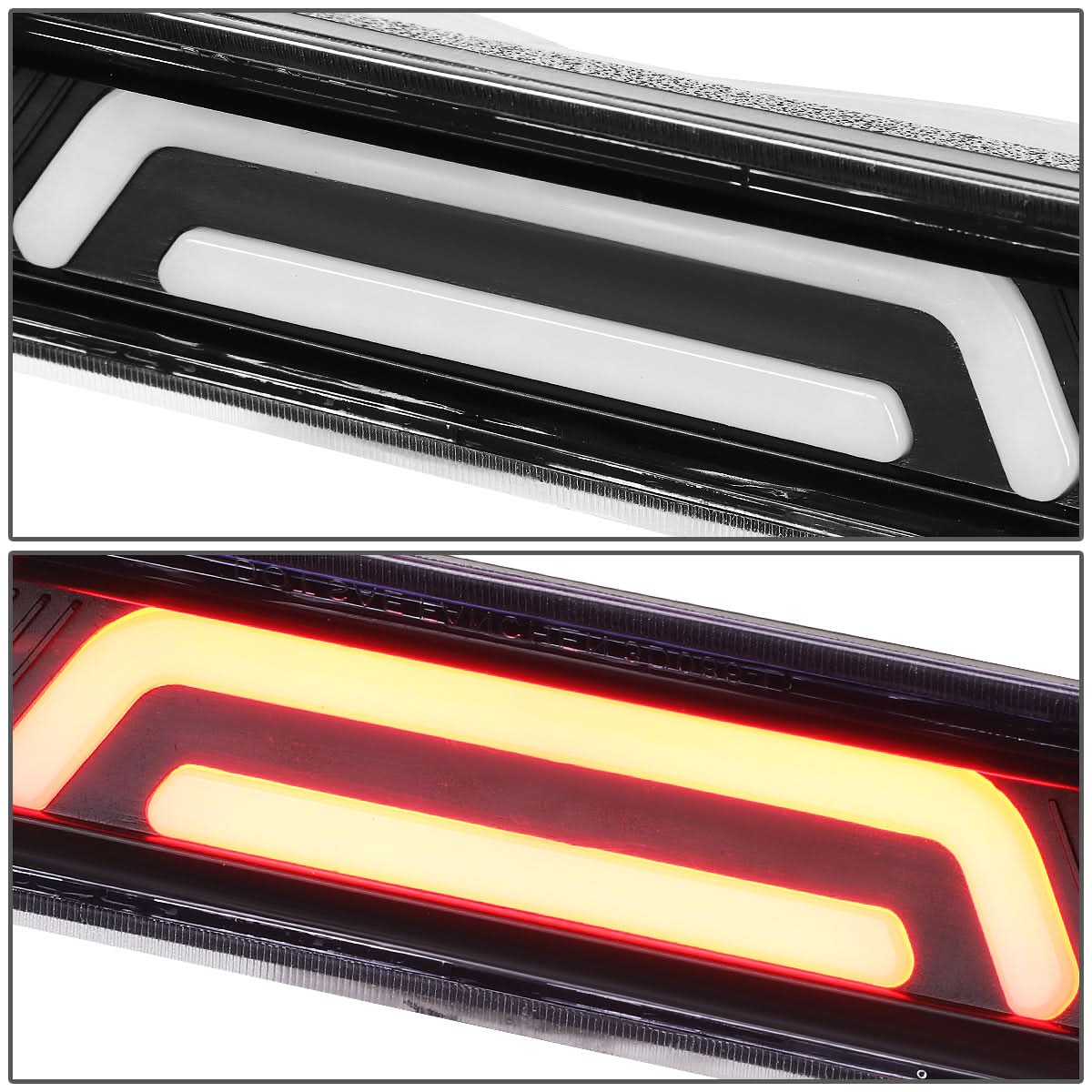 87-93 Ford Mustang 3rd Brake Light LED Hatchback with Spoiler - Image 3