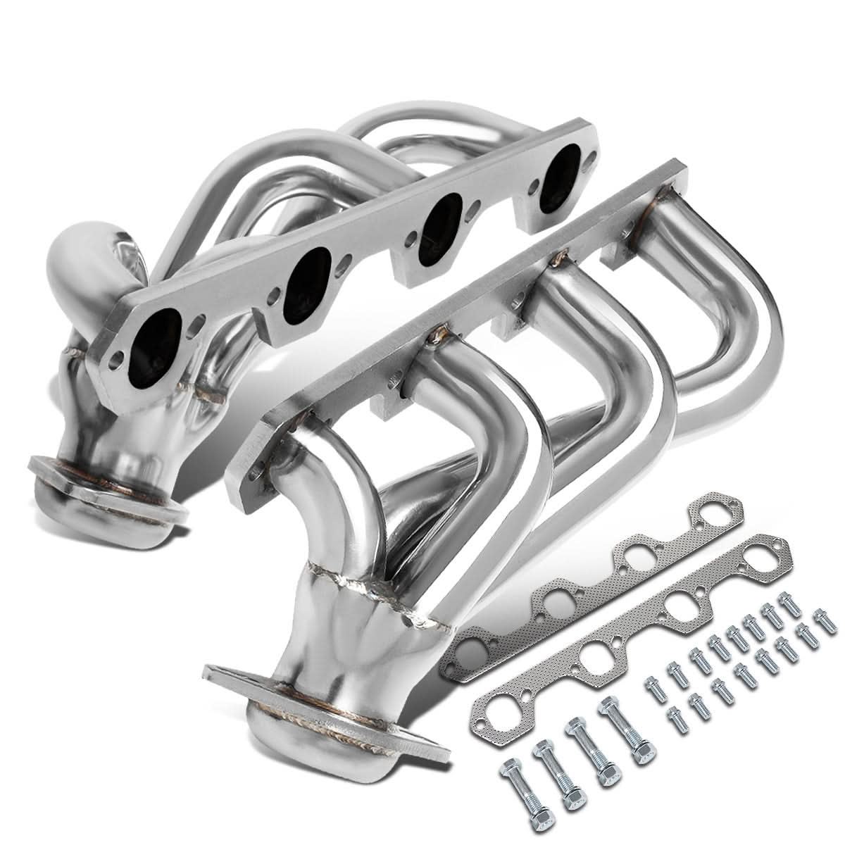 87-95 Ford Bronco F-150 F-250 5.0L V8 Long Tube Headers Stainless Steel - Image 2