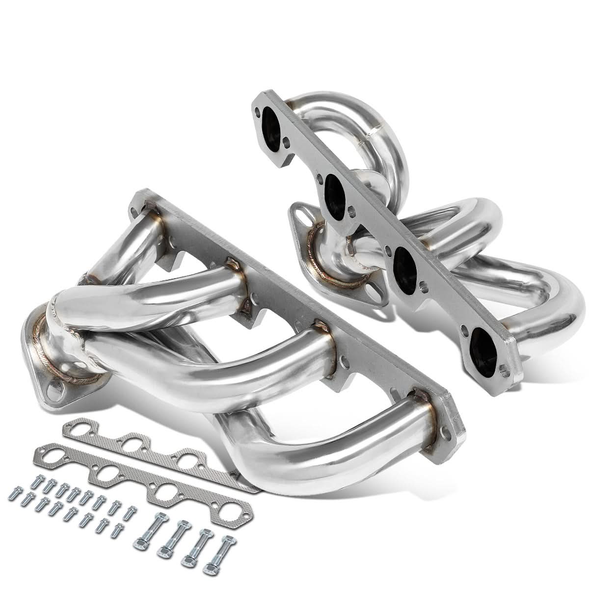 87-95 Ford Bronco F-150 F-250 5.0L V8 Long Tube Headers Stainless Steel - Image 3