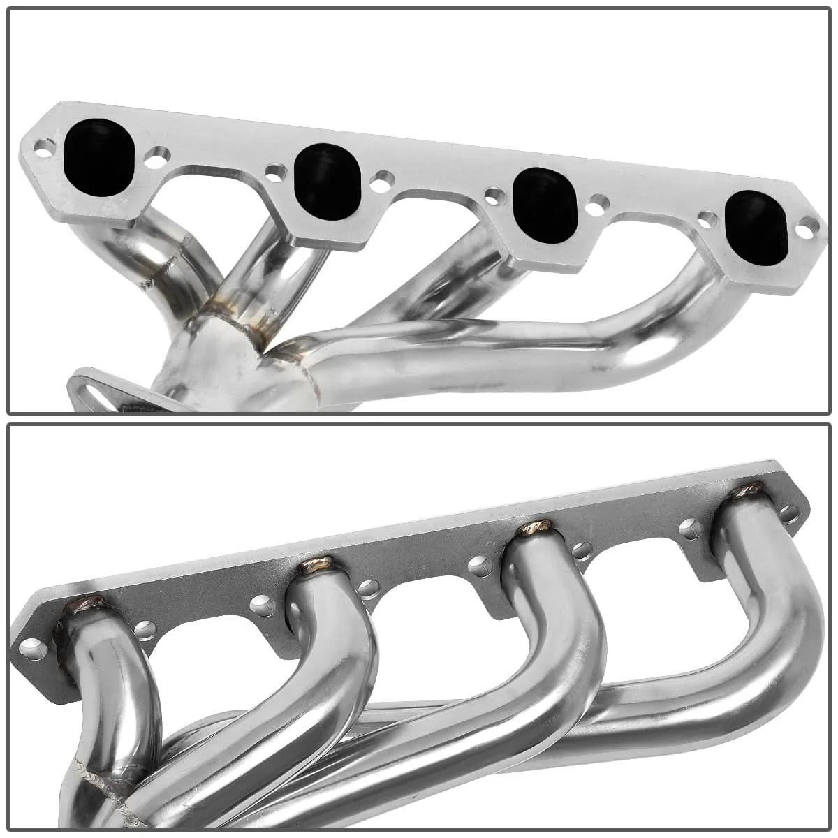 87-95 Ford Bronco F-150 F-250 5.0L V8 Long Tube Headers Stainless Steel - Image 4