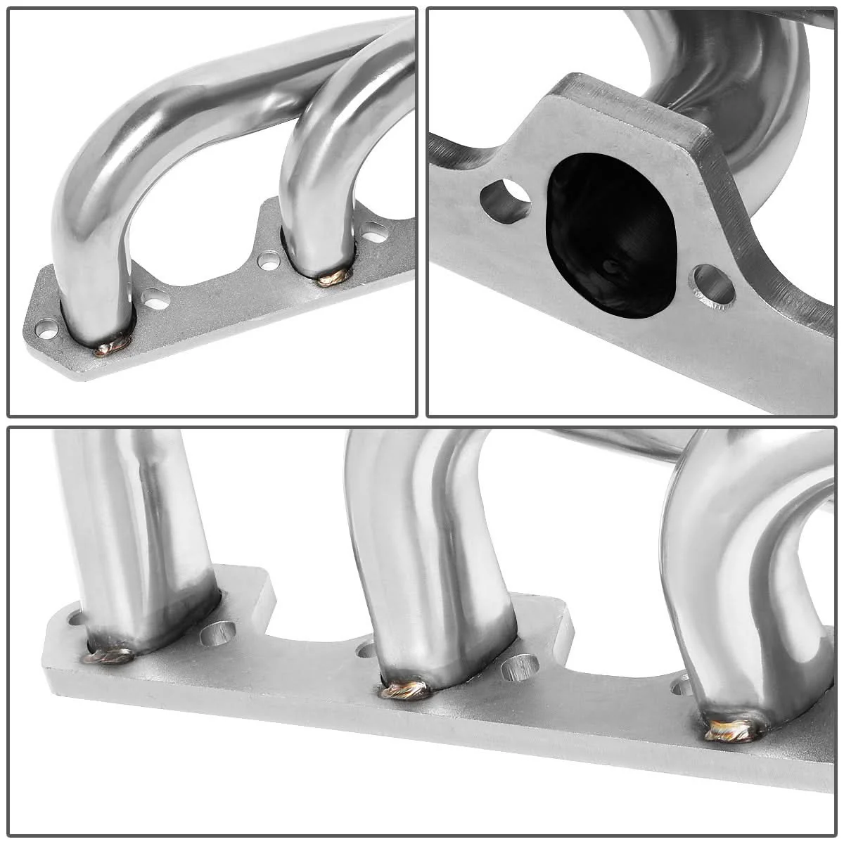 87-95 Ford Bronco F-150 F-250 5.0L V8 Long Tube Headers Stainless Steel - Image 5