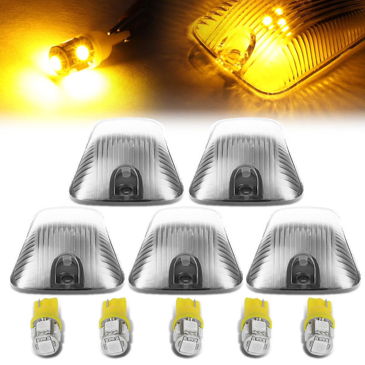 88-02 Chevrolet Silverado / GMC Sierra Chrome Housing Cab Light - Image 2