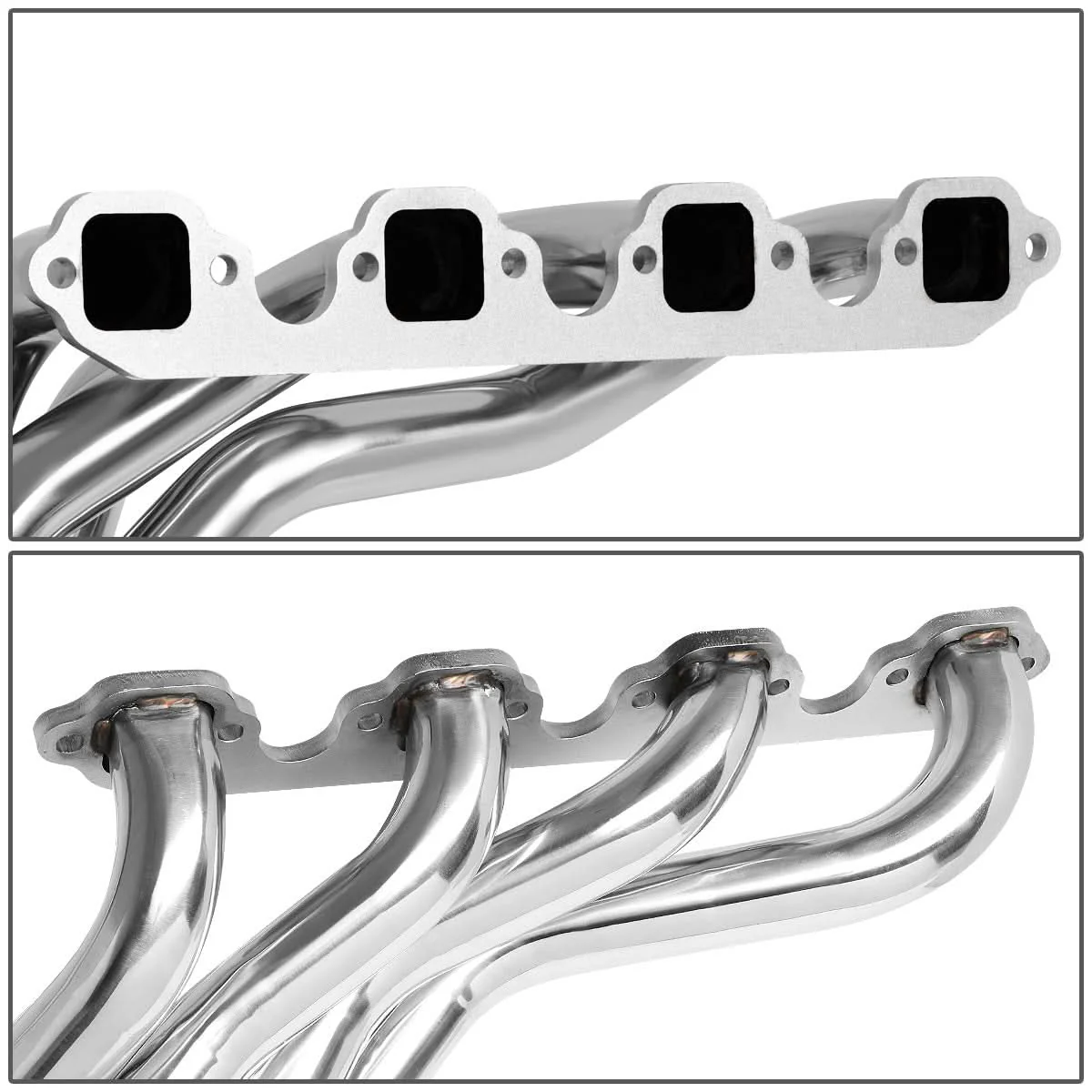 88-97 Ford F-250/F-350 7.5L V8 Mid Header Stainless Steel - Image 4