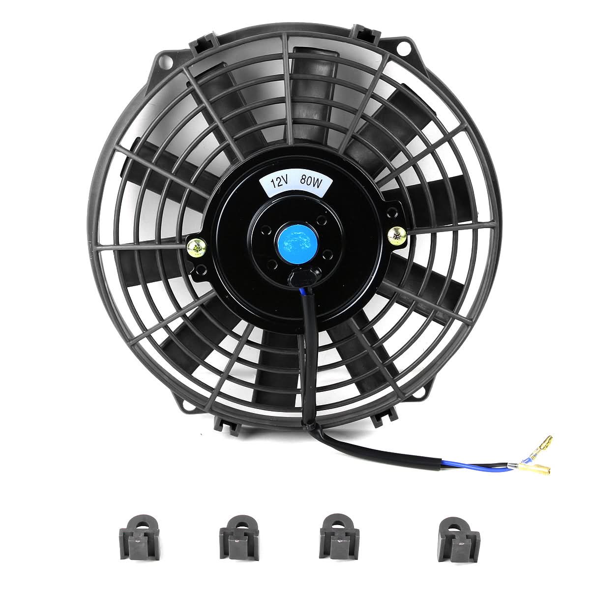 9 Inch Black Radiator Fan - Engine Cooling - Image 2