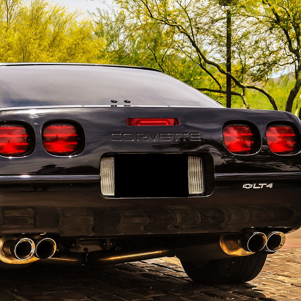 91-96 Chevrolet Corvette 3D LED Third Brake Light Red - Image 5
