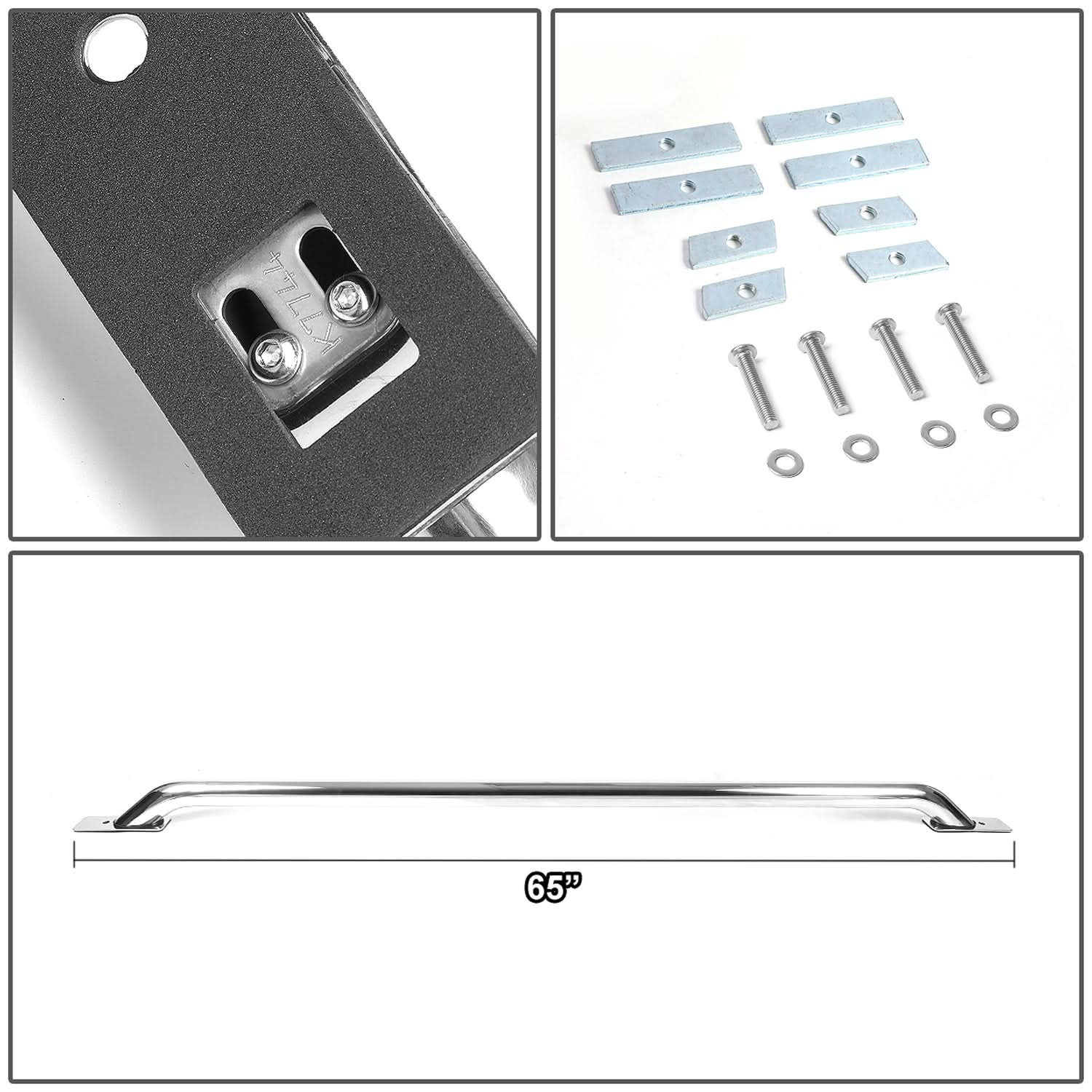 92-11 Ford Ranger & 00-05 Toyota Tundra Bed Rails Chrome - Image 6