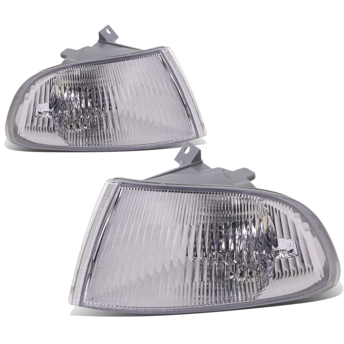 92-95 Honda Civic Chrome Corner Lights - Image 2