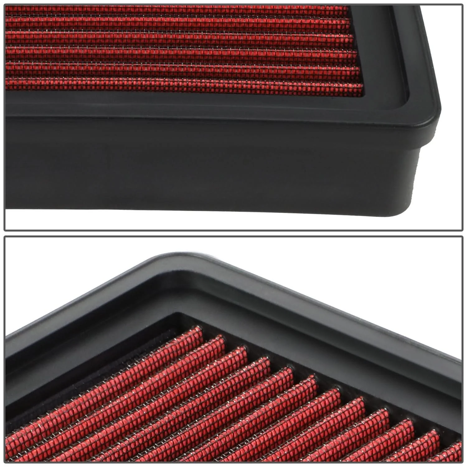 93-97 Dodge Colt Engine Air Filter - Red - Image 4