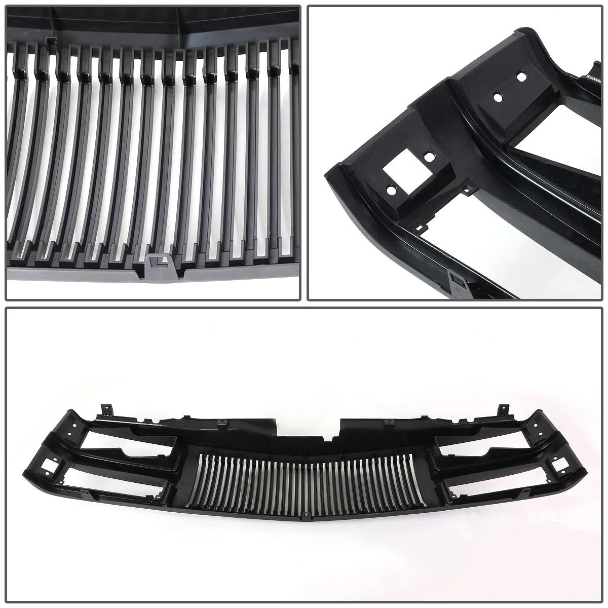 94-00 Chevrolet C/K Truck Vertical Fence Style Front Grille ABS - Image 6