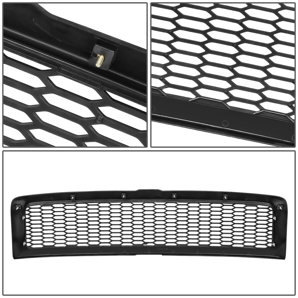 94-02 Dodge Ram 1500/2500/3500 Honeycomb Mesh Grille - Matte Black - Image 6