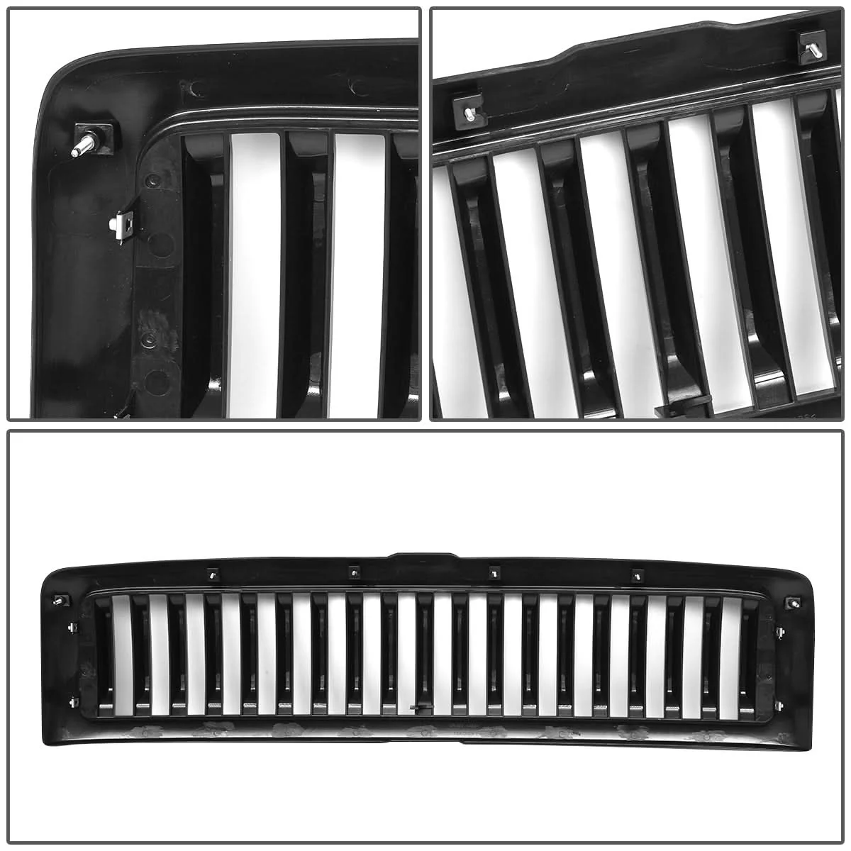 94-02 Dodge Ram Vertical Fence Style Grille - Matte Black - Image 4