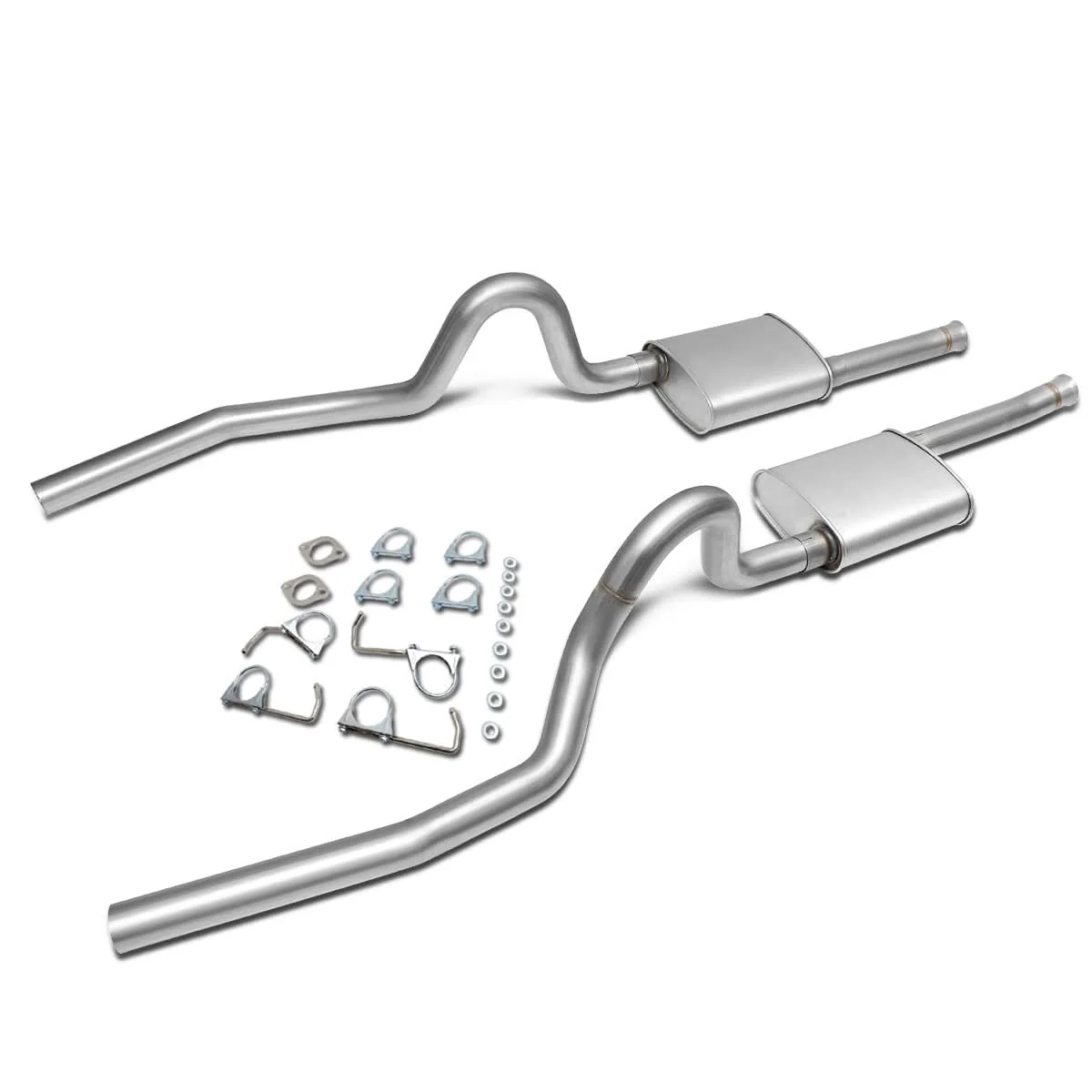 94-95 Ford Mustang 5.0L Catback Exhaust System - Stainless Steel - Image 3