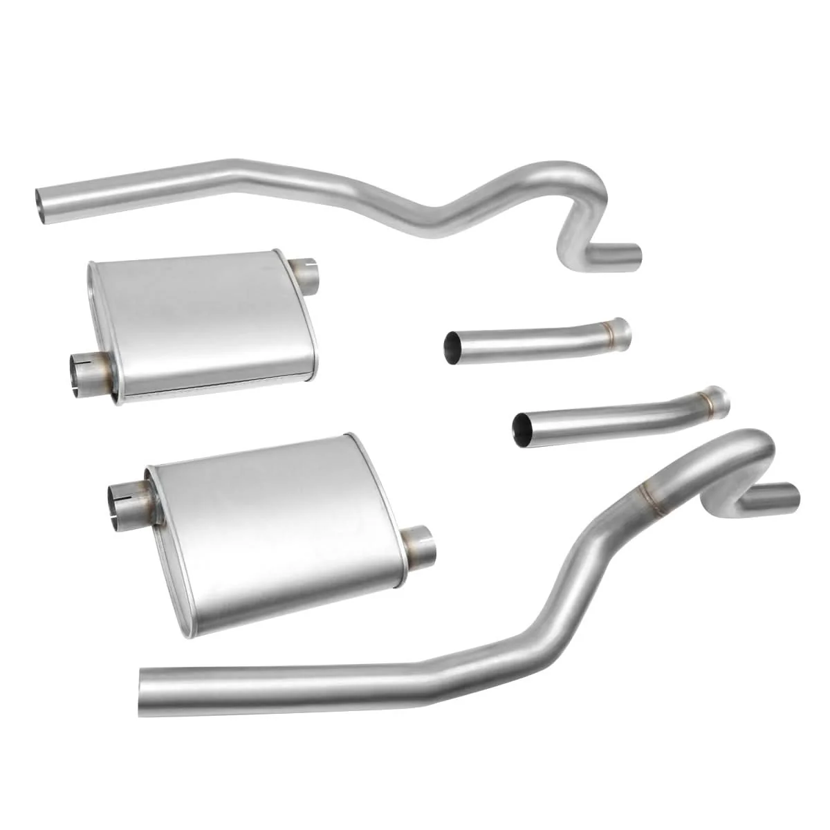 94-95 Ford Mustang 5.0L Catback Exhaust System - Stainless Steel - Image 6