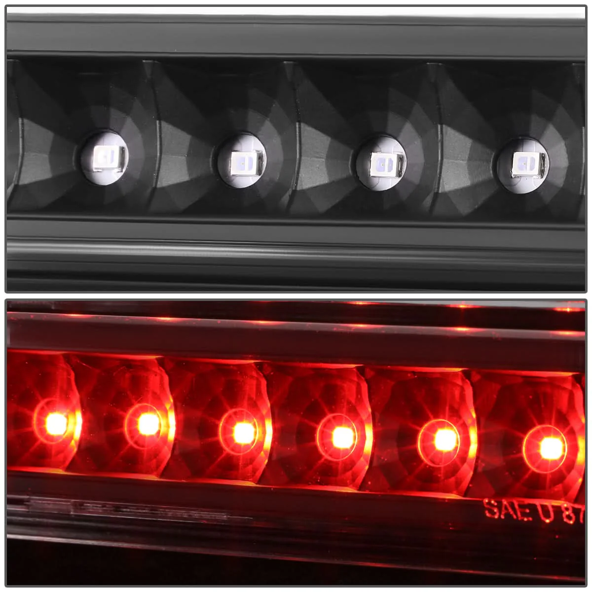 94-97 Honda Passport / 93-97 Isuzu Rodeo LED 3rd Brake Light - Black - Image 3
