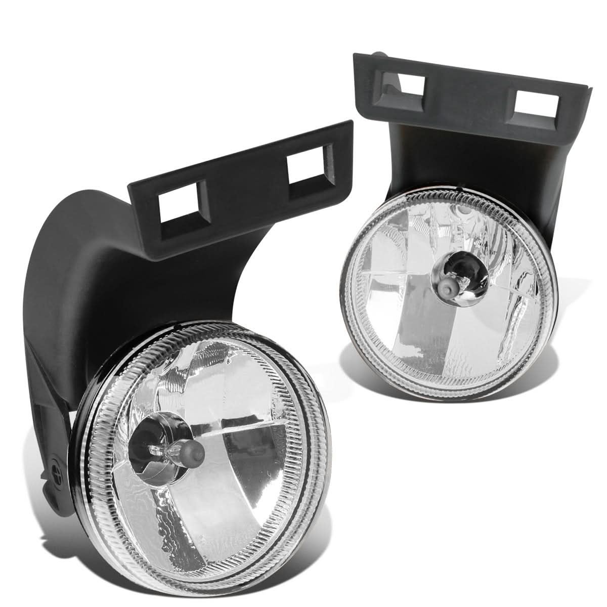 94-98 Dodge Ram 1500 2500 3500 Fog Lights Chrome Clear - Image 2