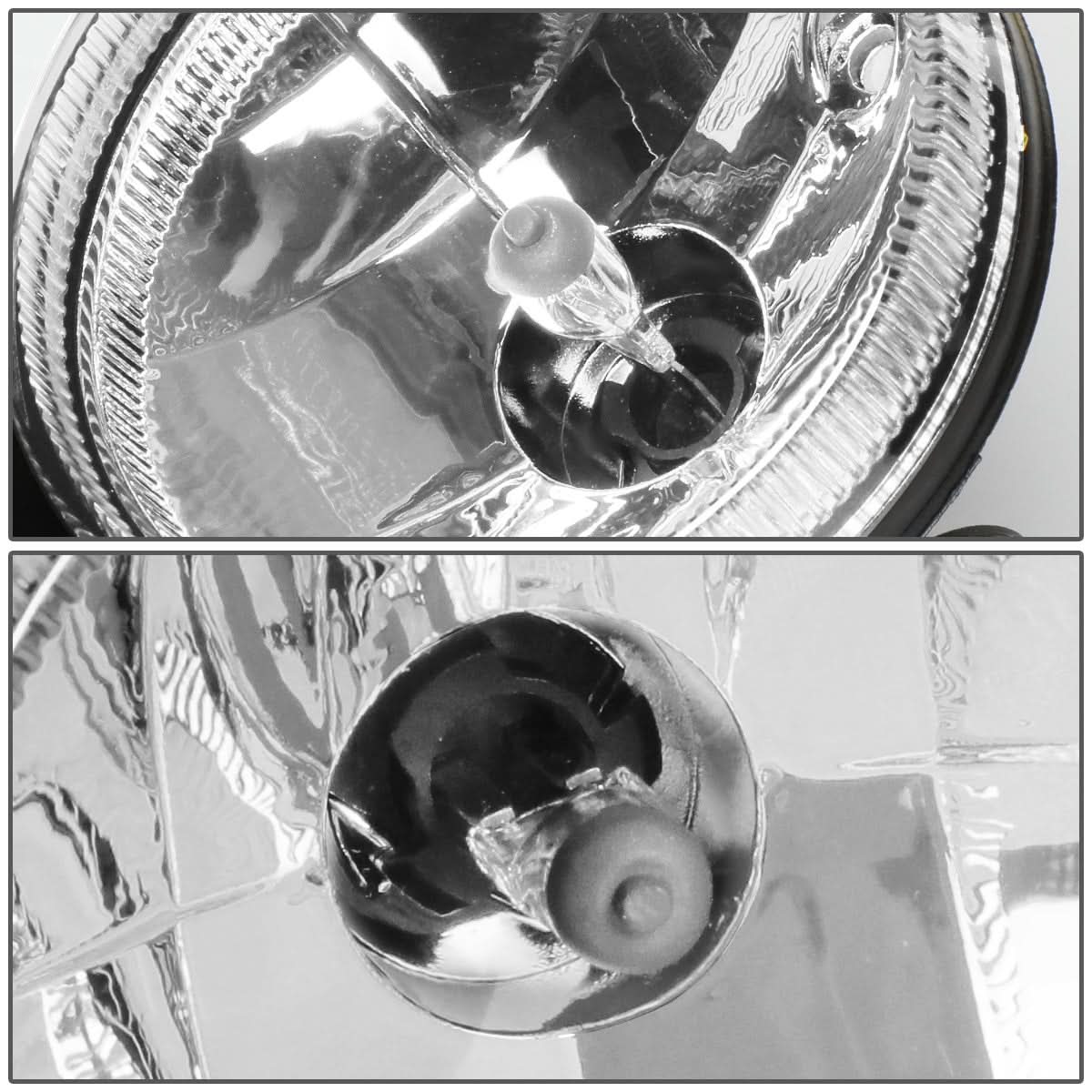 94-98 Dodge Ram 1500 2500 3500 Fog Lights Chrome Clear - Image 5